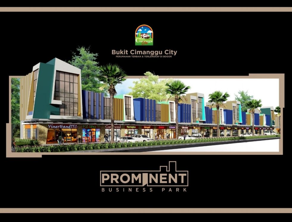 Salah satu ruko Bukit Cimanggu City - Ruko Prominent