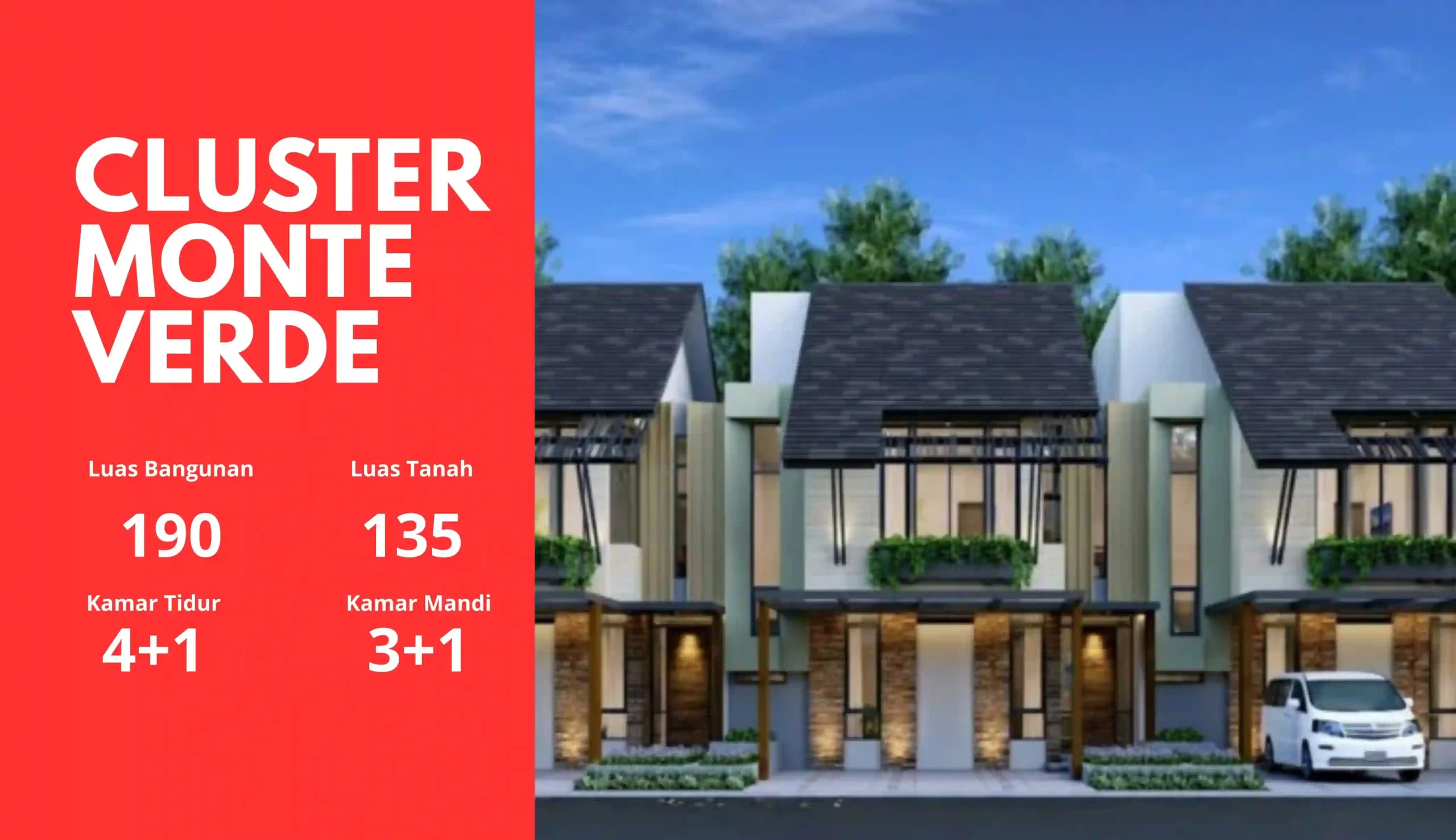 Cluster Monteverde Tipe Vivaldian Baru