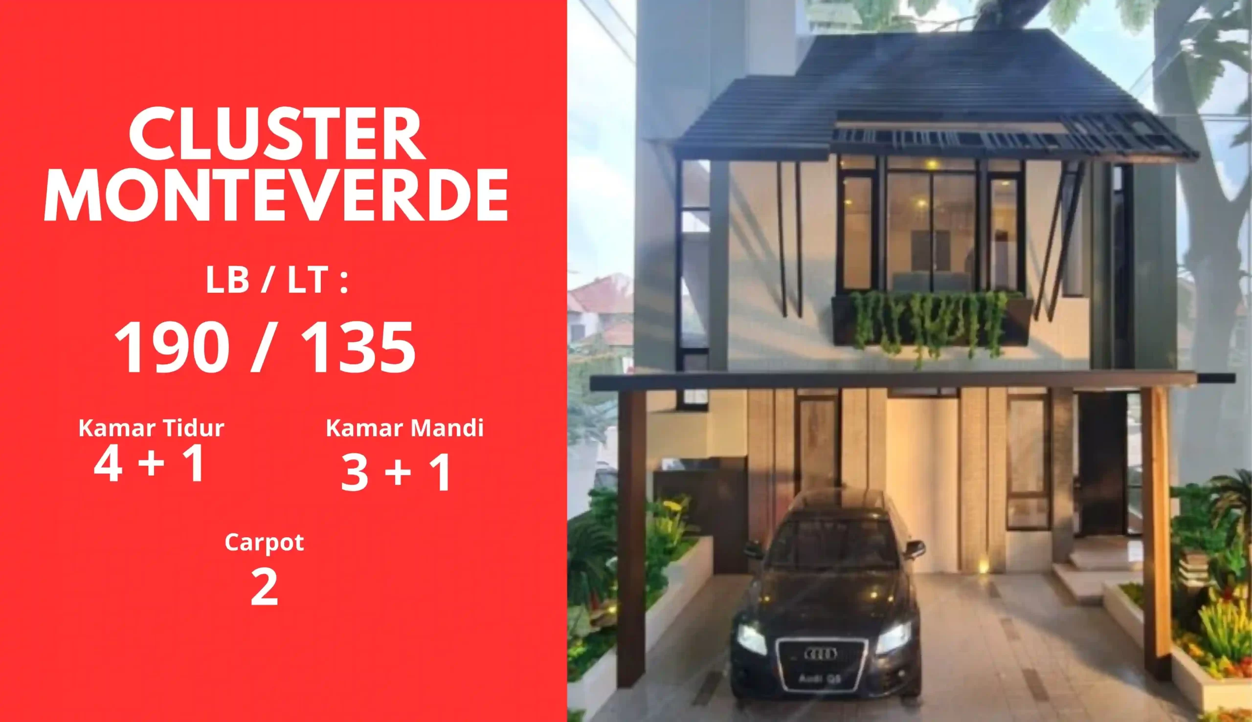 Cluster Monteverde Tipe Vivaldian Bukit Cimanggu City
